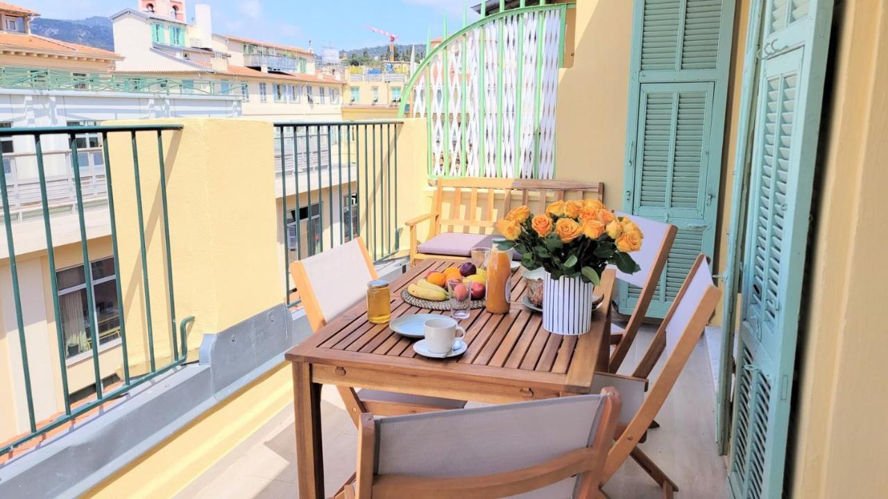 Ze Perfect Place - Opera Nice - Appartement 2 Chb - Ac - Terrasse Exterior foto